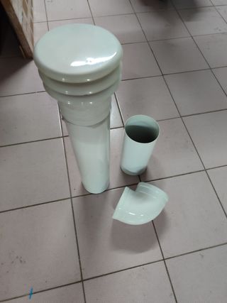 Tubería de aluminio para salida de gases