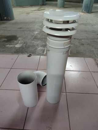 Tubería de aluminio para salida de gases