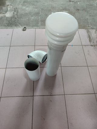 Tubería de aluminio para salida de gases