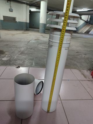 Tubería de aluminio para salida de gases