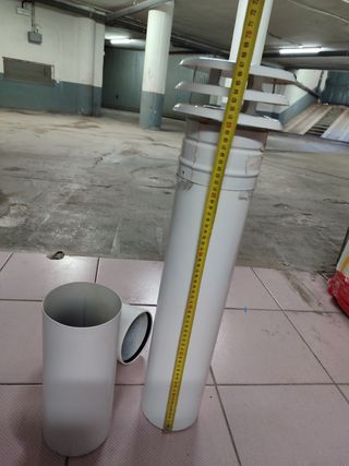 Tubería de aluminio para salida de gases