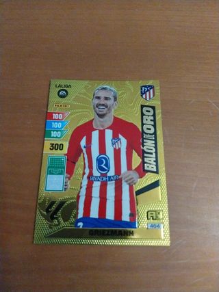 Cromo Balon de oro Griezmann adrenalyn