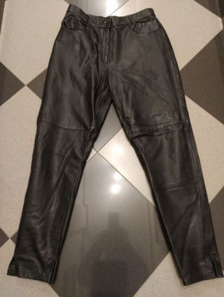 Pantalón de piel ZERIMAR para mujer