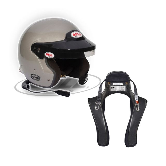 PACK CASCO BELL FIA + HANS FIA