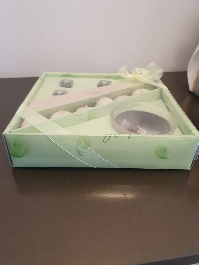 Set candele e portacandele