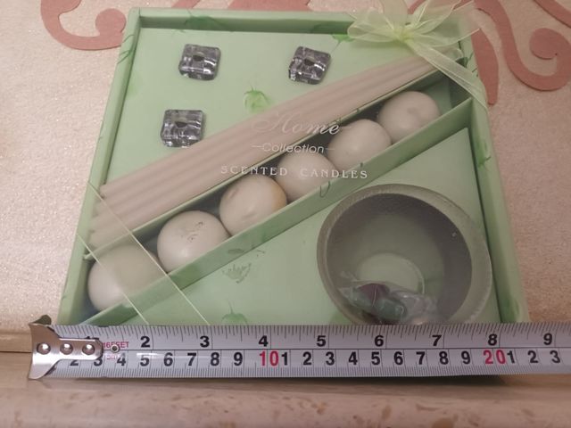 Set candele e portacandele