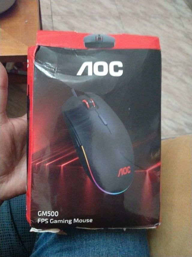 AOC GM500 Ratón Gaming 5000 DPI Negro