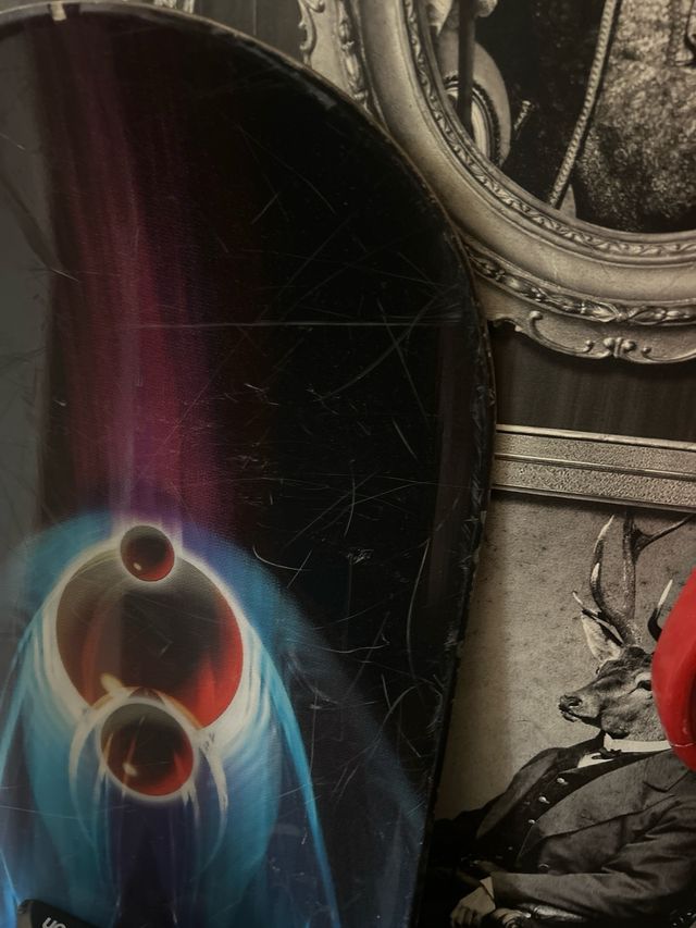 tabla de snow y botas