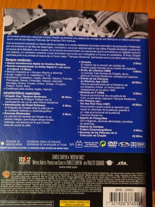 Dvd Chaplin Edición Especial
