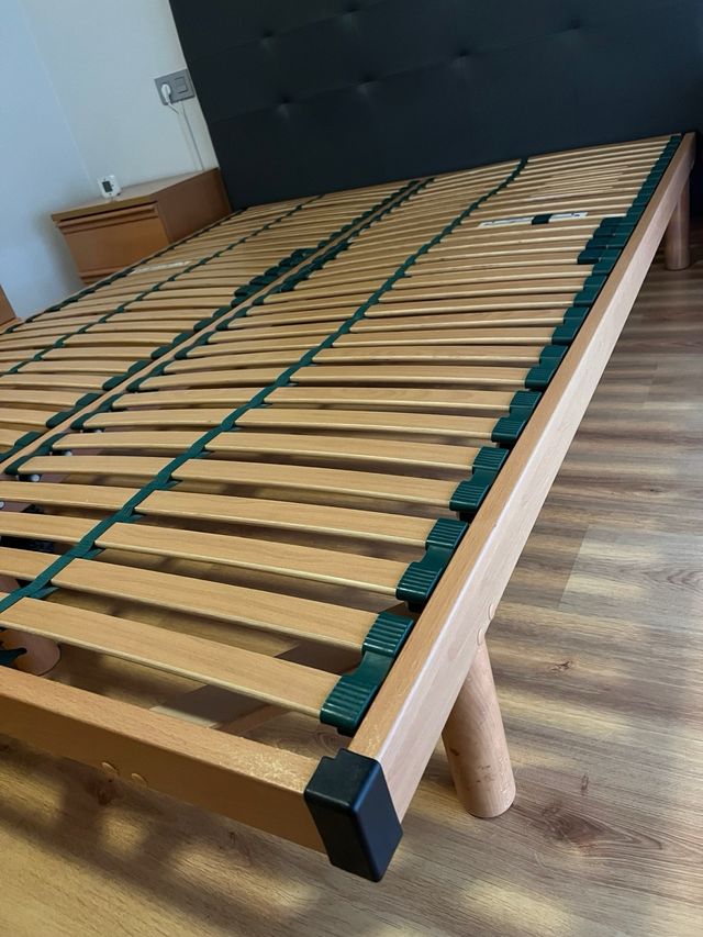 Somier 150x200cm multiláminas madera maciza 