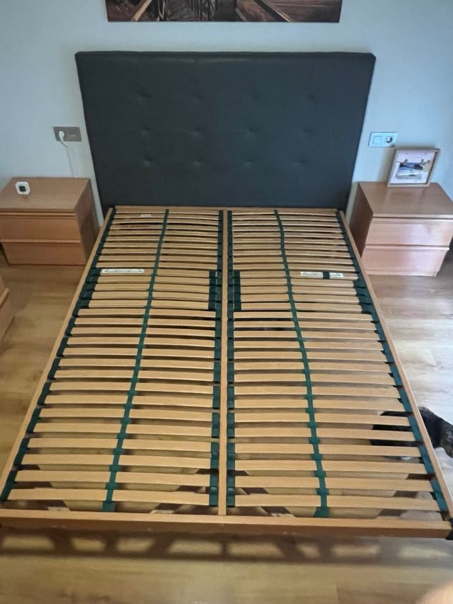 Somier 150x200cm multiláminas madera maciza 