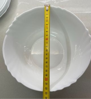 Vajilla 6 servicios-platos, tazas, ensaladera, ...