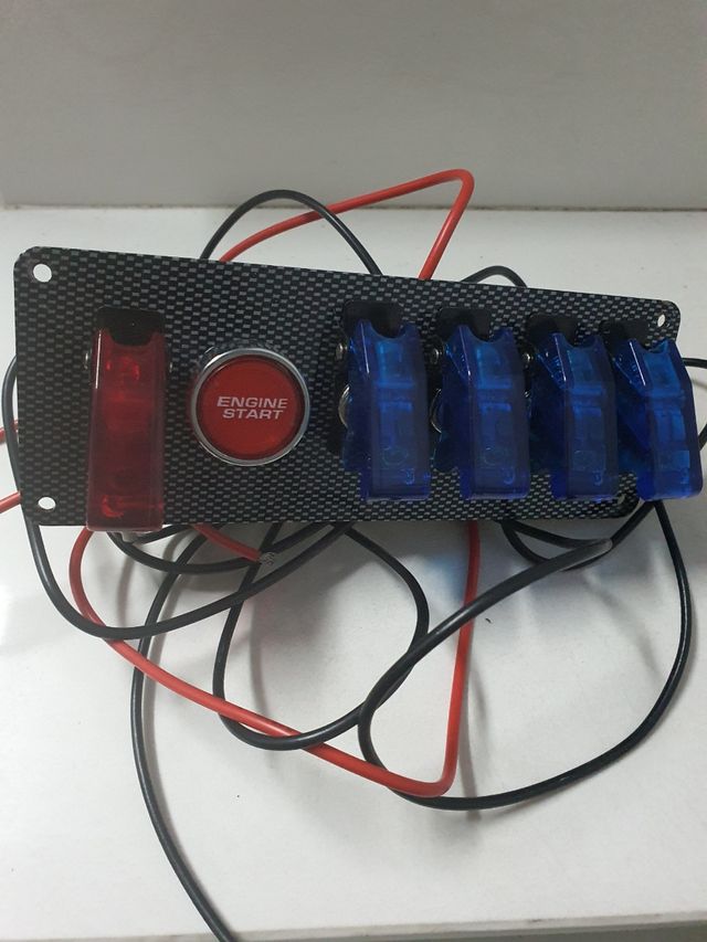 Botonera arranque coche tunning