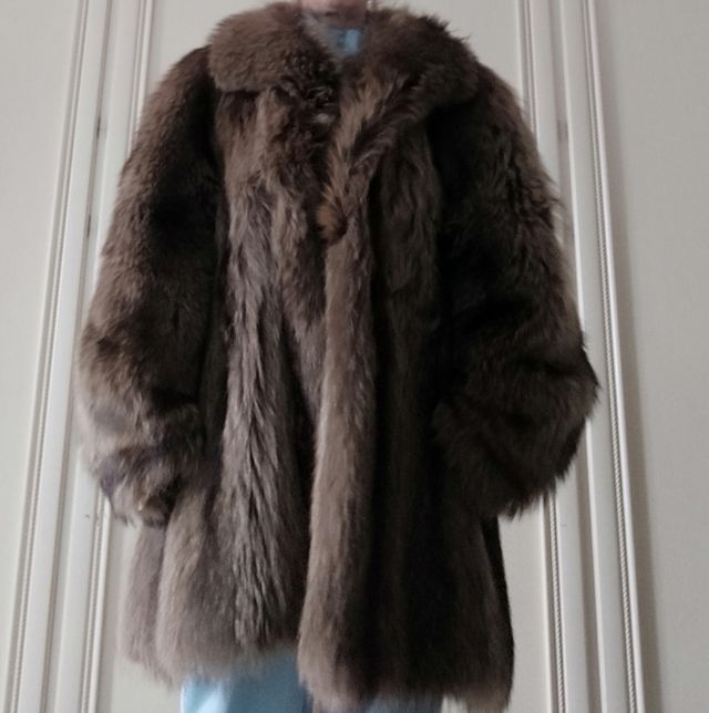 Pelliccia di marmotta vintage anni 90
