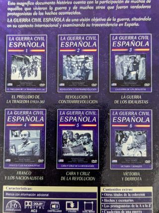 La Guerra Civil Española Serie Documental Dvd