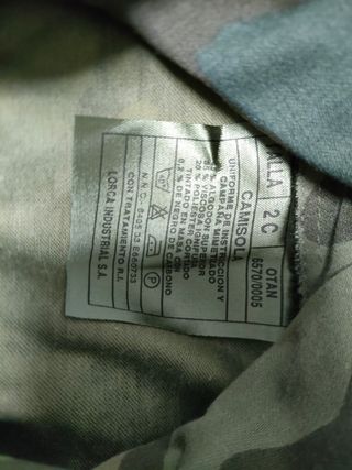Ropa camuflaje