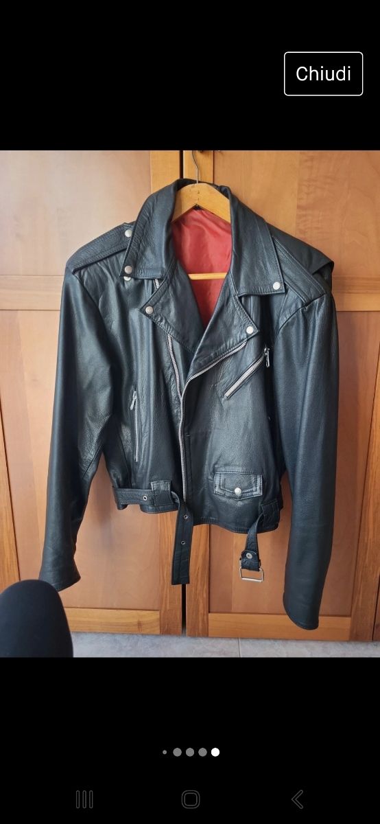 Giubbetto chiodo anni 89