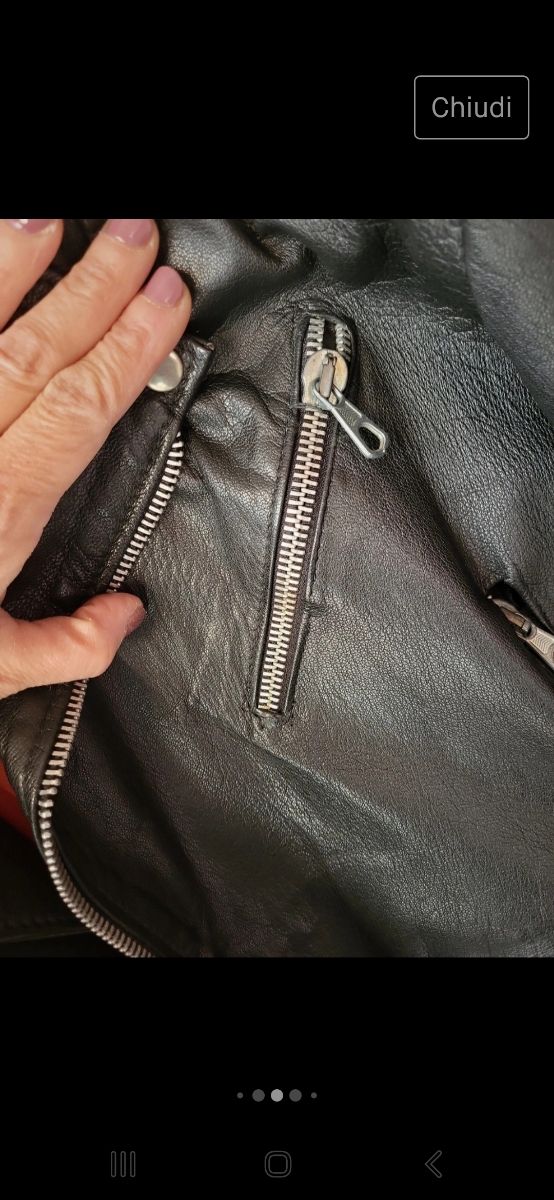 Giubbetto chiodo anni 89