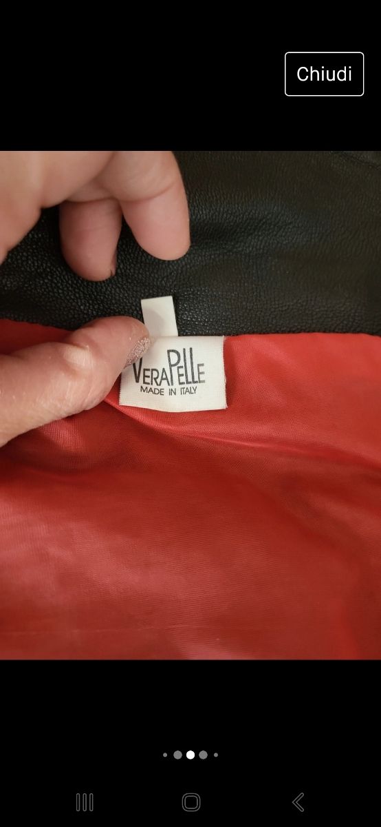 Giubbetto chiodo anni 89