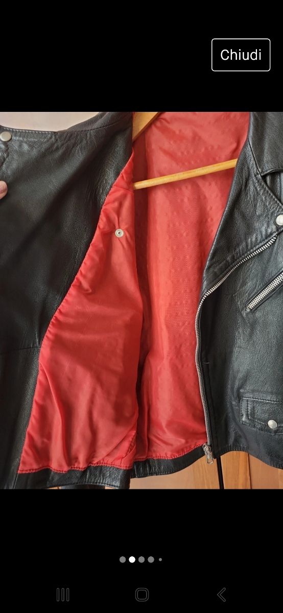 Giubbetto chiodo anni 89