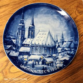 Piatto di natale cherzer bavaria