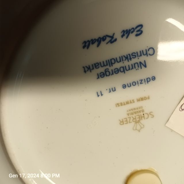 Piatto di natale cherzer bavaria