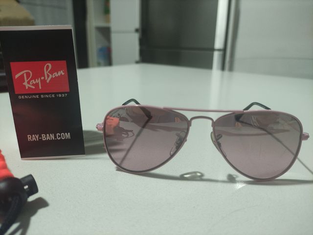 Gafas de sol Ray-ban Aviator Kids rosa