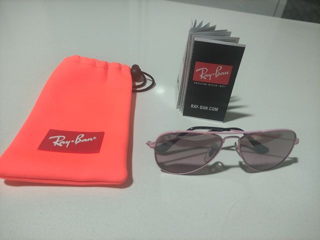 Gafas de sol Ray-ban Aviator Kids rosa