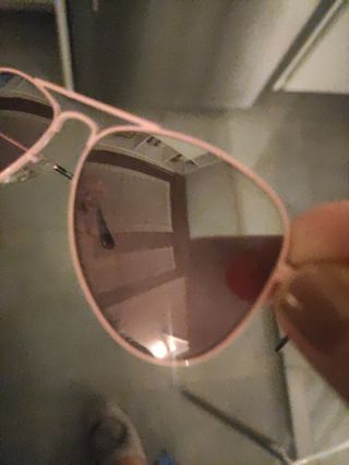 Gafas de sol Ray-ban Aviator Kids rosa