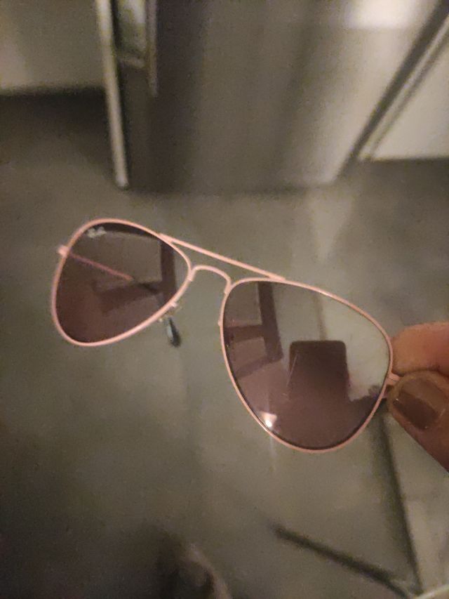 Gafas de sol Ray-ban Aviator Kids rosa