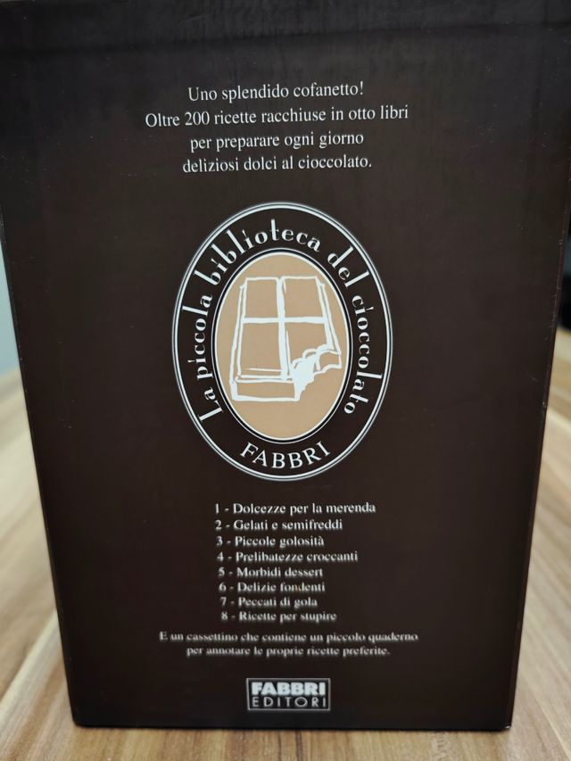 Box Libri "La piccola biblioteca del cioccolato"