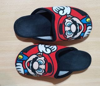 Zapatillas de estar por casa número 36 Mario Bros