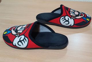 Zapatillas de estar por casa número 36 Mario Bros