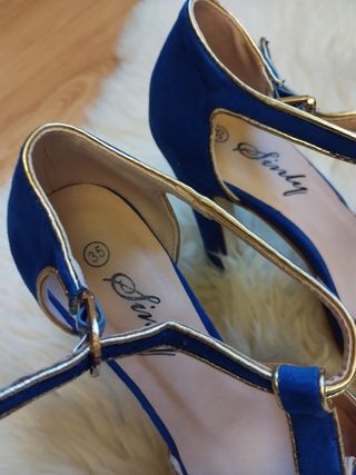 zapatos tacon baile