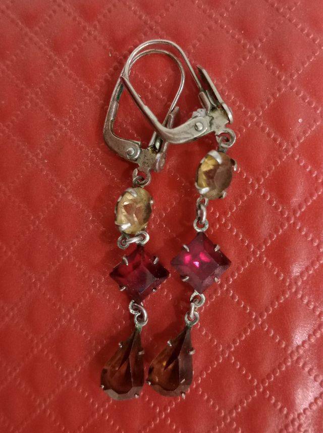 Pendientes plata estilo isabelino