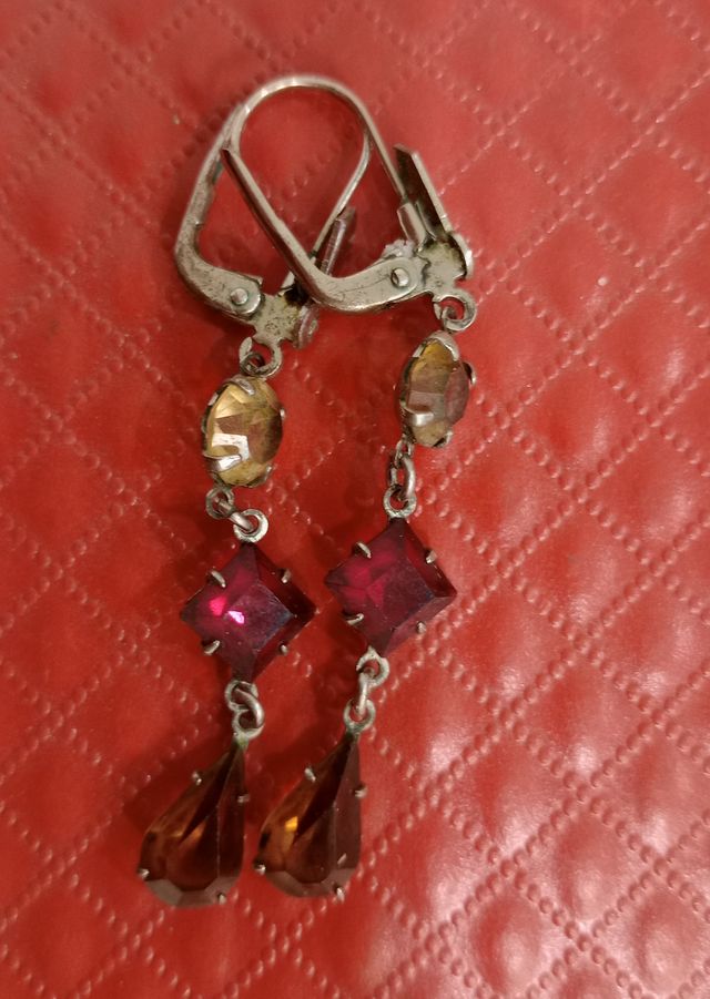 Pendientes plata estilo isabelino