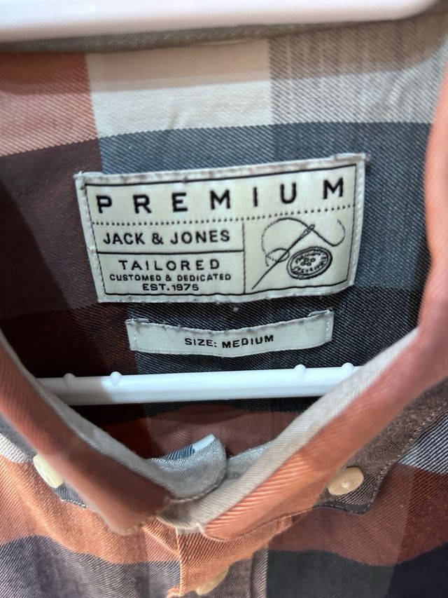 Camisa cuadros talla M Tailored