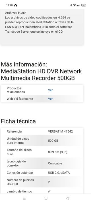 Disco duro multimedia
