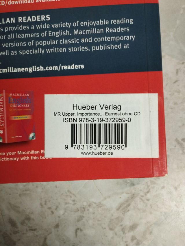 9783193729590 The Importance of Being Earnest 