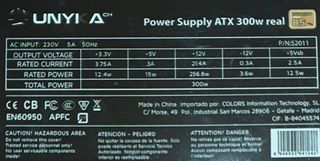 Fuente ATX 300w UNYKA 
