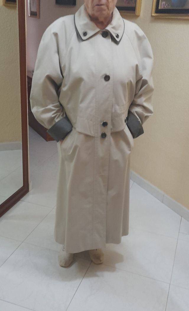 Gabardina mujer veige