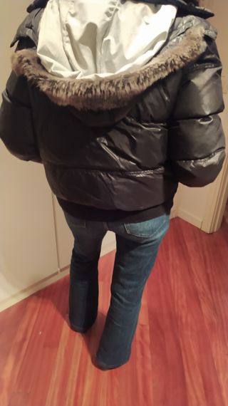 Plumas negro Converse talla M