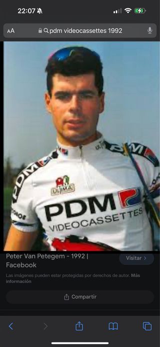 maillot pdm videocassettes 1992 xl 