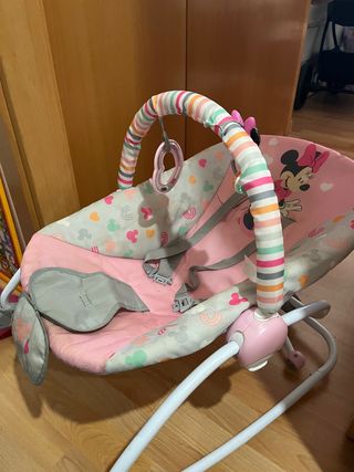 Hamaca bebé rosa