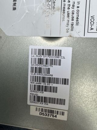 cisco ISR4321 o 4300