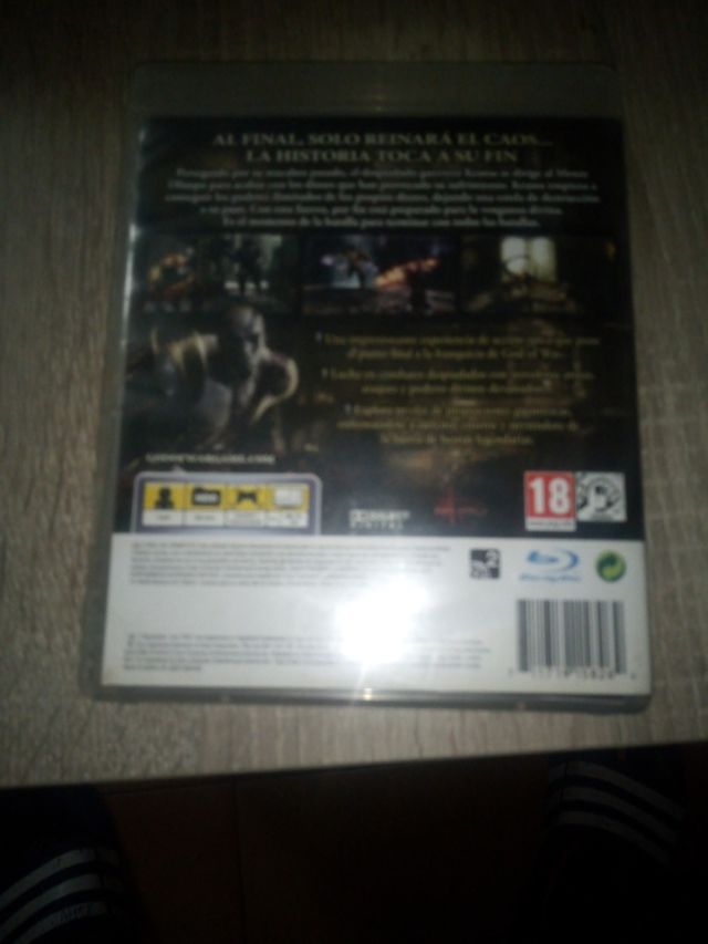 PS3 god'of'war, ganga (10€)