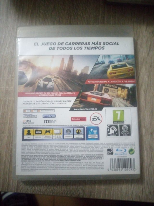 PS3 Most wanted ganga (10€)