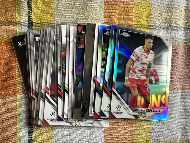Lote cards de fútbol Topps