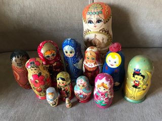 colección matrioskas rusas