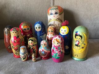 colección matrioskas rusas
